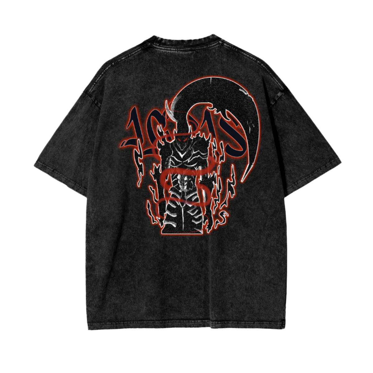 Fallen Knight Oversized Vintage T-Shirt - ChibiBytes