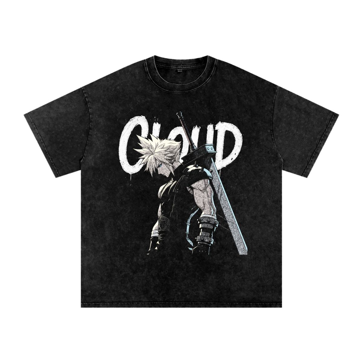Spikey Head Oversized Vintage T-Shirt - ChibiBytes