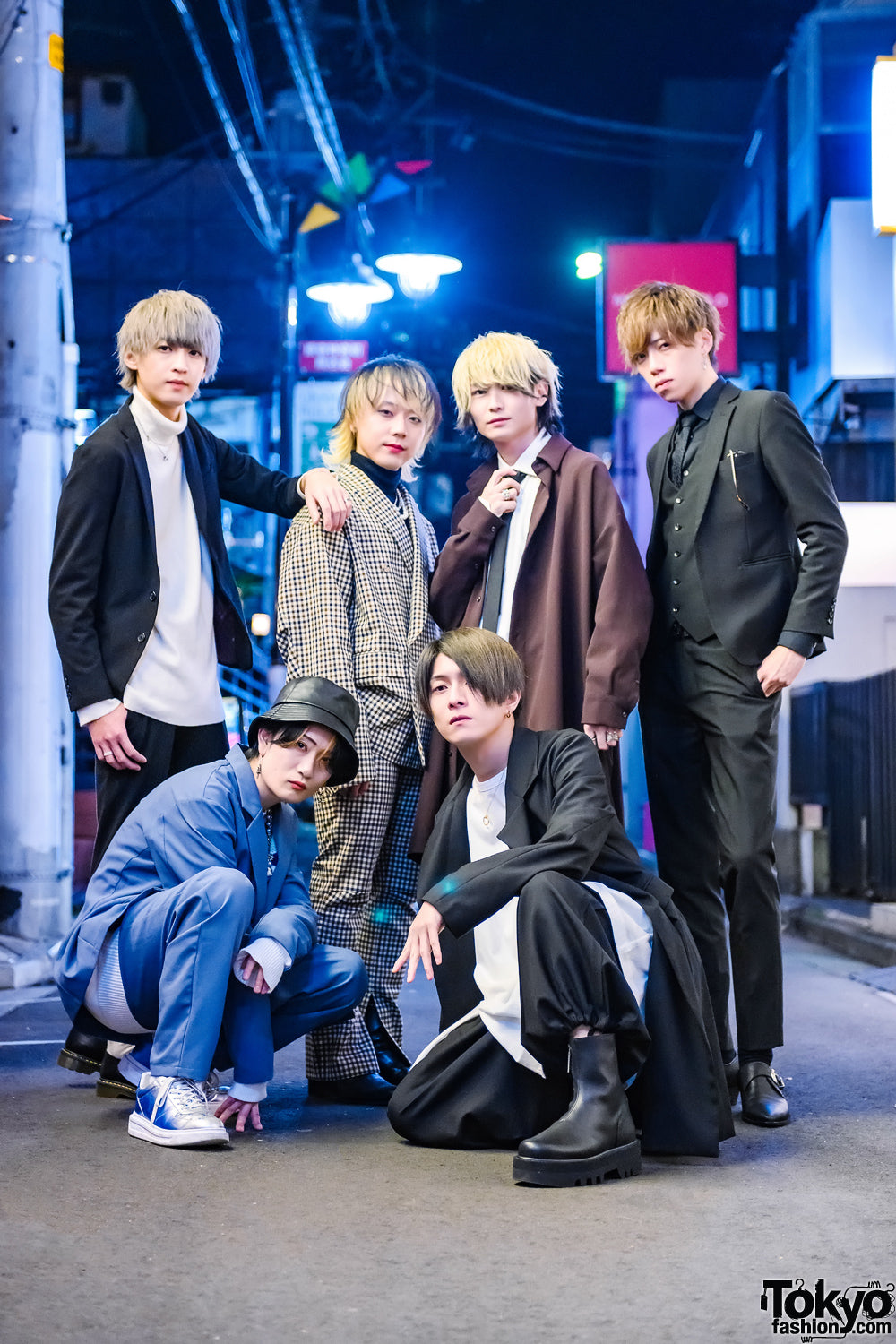 Six Guys, Six Suits: Reading Tokyo's Host-Style Menswear After Dark