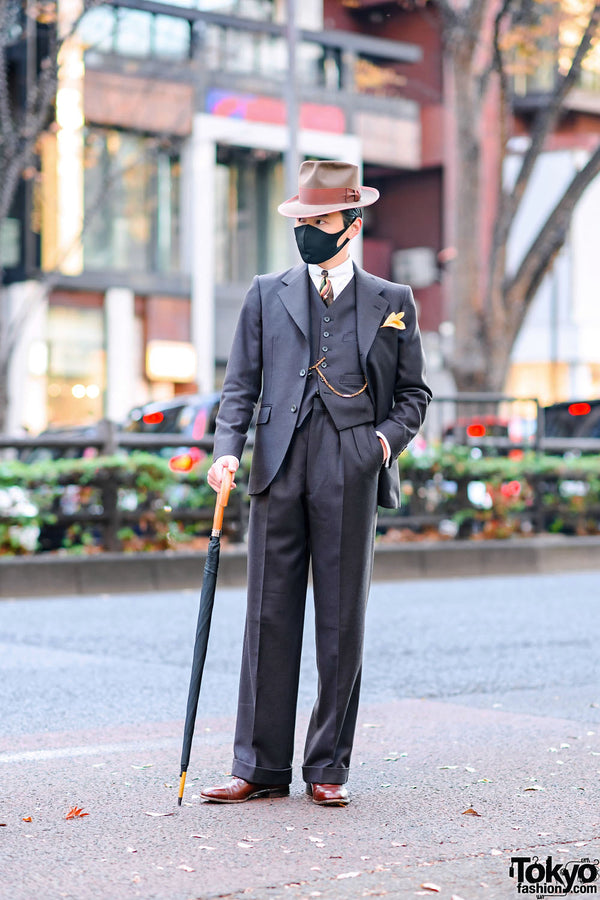 The Three-Piece Suit Is Back on Tokyo Streets, and It Is Not Corporate