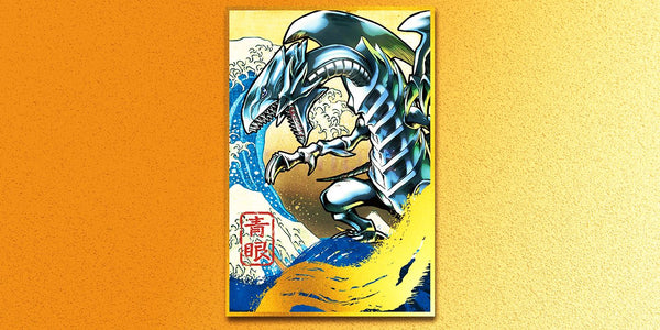 Yu-Gi-Oh Celebrates 25th Anniversary with Exclusive Blue-Eyes Ukiyo-e Collectible and Stamp Set