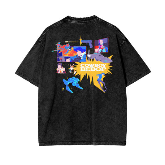 Space Jazz Oversize Vintage T-shirt - ChibiBytes