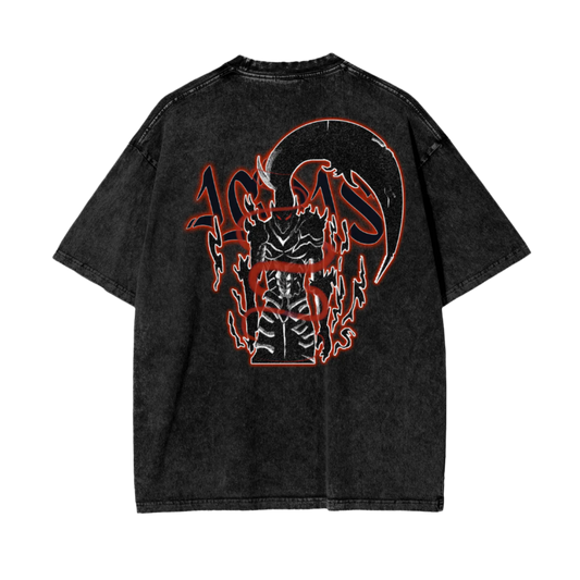 Fallen Knight Oversized Vintage T-Shirt - ChibiBytes