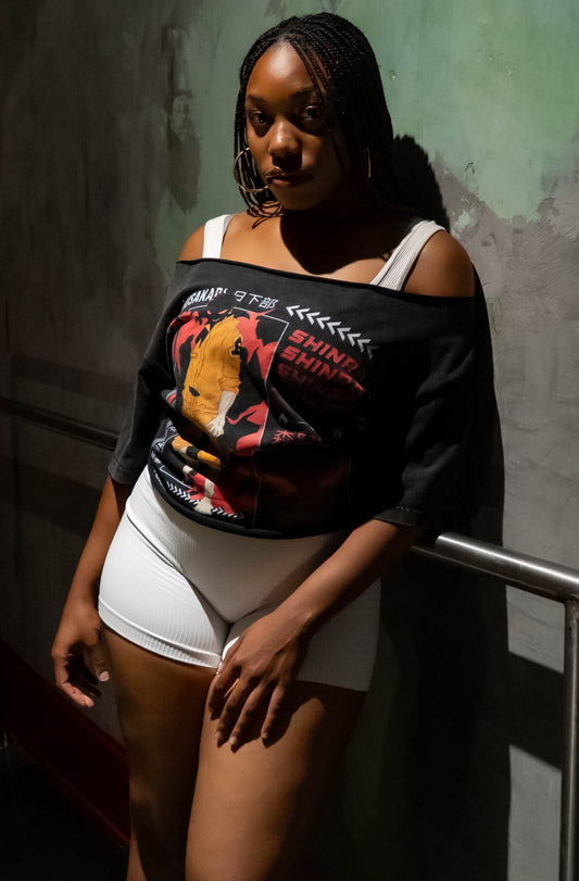 Devil's Footprints Oversized Vintage T-Shirt - ChibiBytes